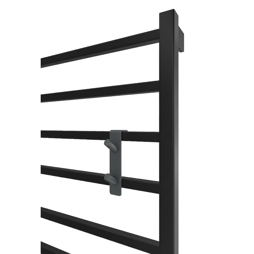 Radiatora āķis INOX, nerūsējošais tērauds/antracīts