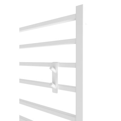 Radiatora āķis INOX (nerūsējošais tērauds) / balts