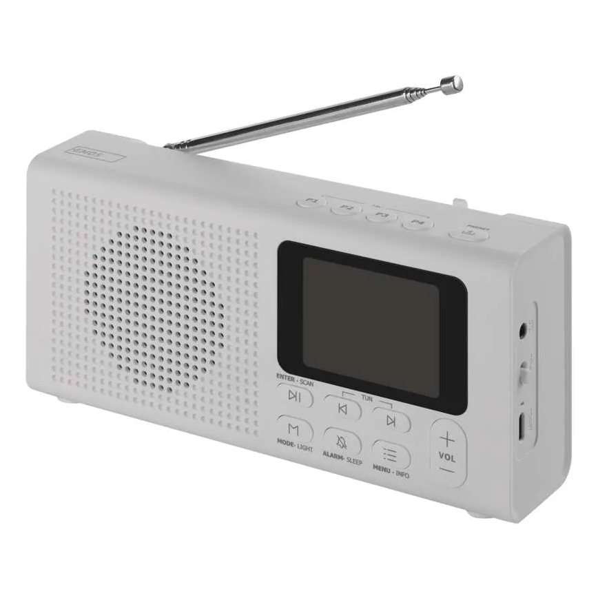Radio DAB DAB+ FM 3W/5V/4xAA balta