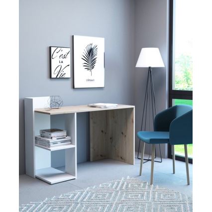 Rakstāmgalds MARLO artisan ozols/balts