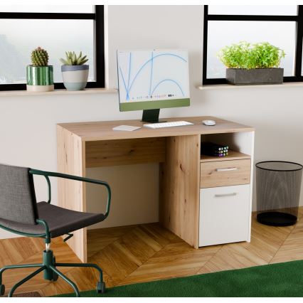 Rakstāmgalds URO artisan ozols/balts