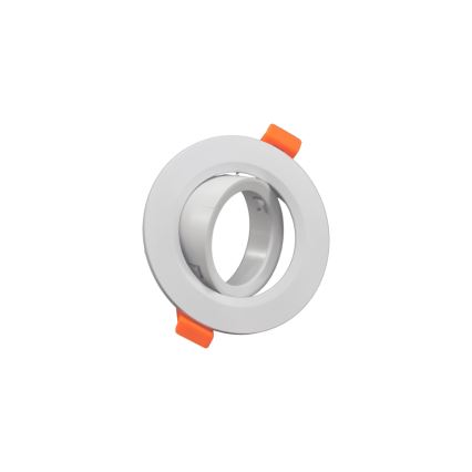 Rāmis iebūvējamam GU10 gaismeklim, diametrs 9 cm, balts