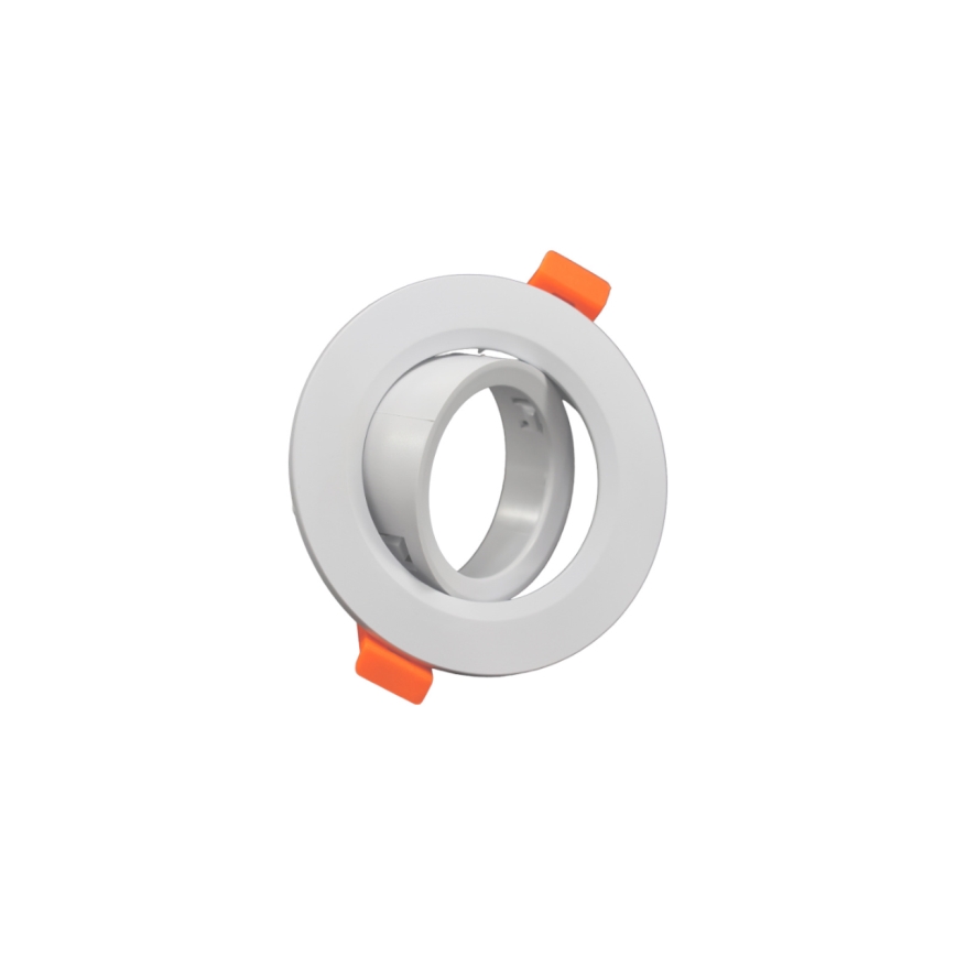 Rāmis iebūvējamam GU10 gaismeklim, diametrs 9 cm, balts