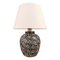 RAMZES Galda lamp 1xE27/40W/230V balta/melna