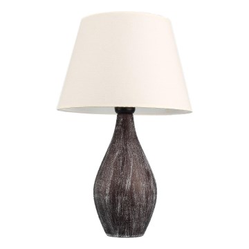 RAMZES galda lampa 1xE27/40W/230V baltā/brūnā
