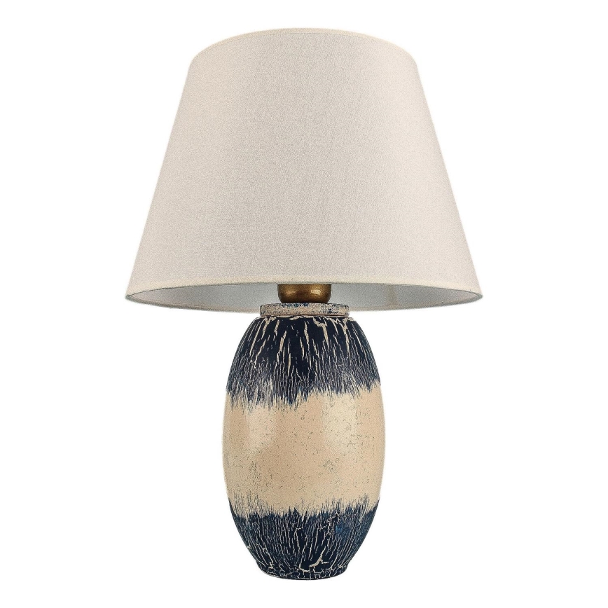 RAMZES Galda lampa 1xE27/40W/230V bēša/zila