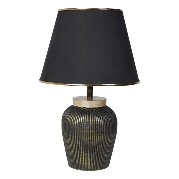 RAMZES galda lampa 1xE27/40W/230V melna/zelta