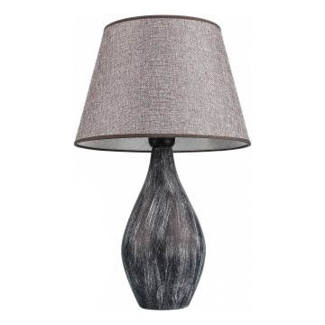 RAMZES galda lampa 1xE27/40W/230V pelēka