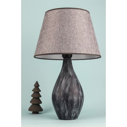 RAMZES galda lampa 1xE27/40W/230V pelēka