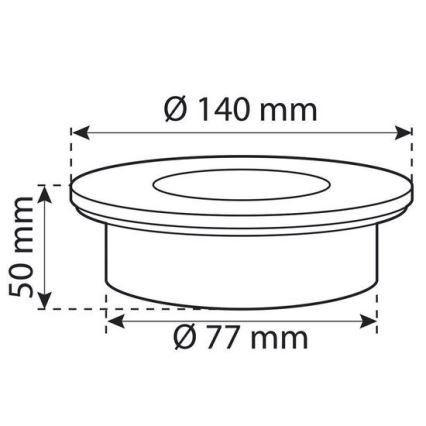 LED Saules enerģijas iegremdējama lampa ar sensoru LED/0,12W/2xAAA IP67 nerūsējošs tērauds riņķis