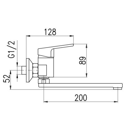 RAV Slezák CO101.5/23Z - Izlietnes jaucējkrāns COLORADO cm spīdīgi zeltains