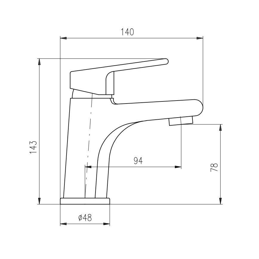 RAV Slezák CO126.0Z - Izlietnes jaucējkrāns COLORADO, 14,3 cm, spīdīgi zelta