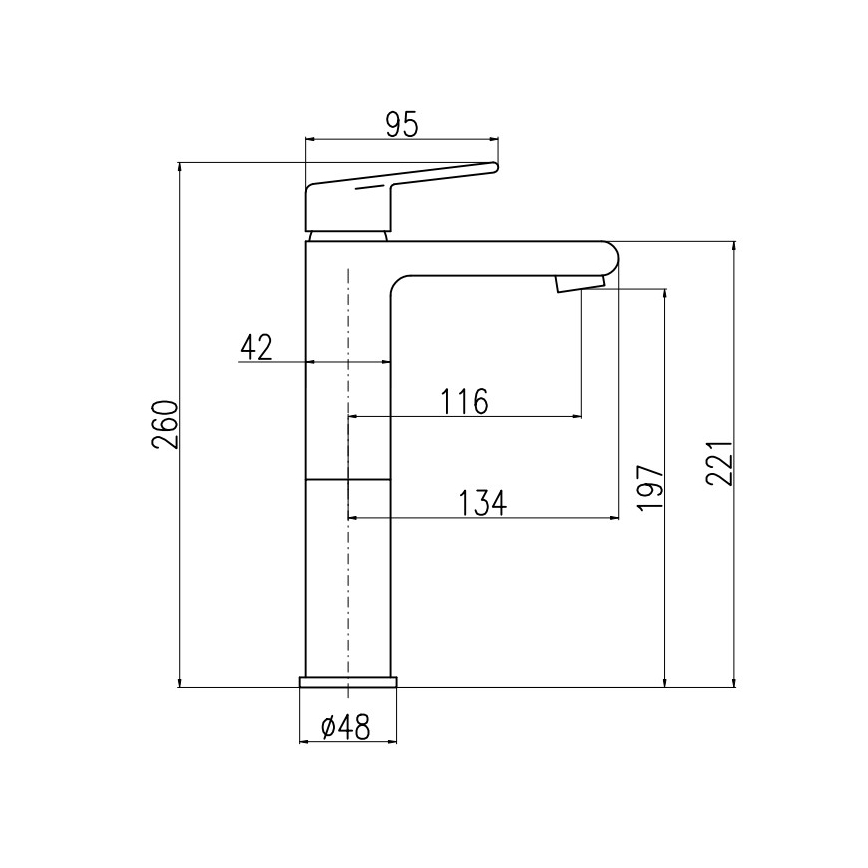 RAV Slezák CO130.0Z - COLORADO 26 cm izlietnes jaucējkrāns, spīdīgi zelta apdare