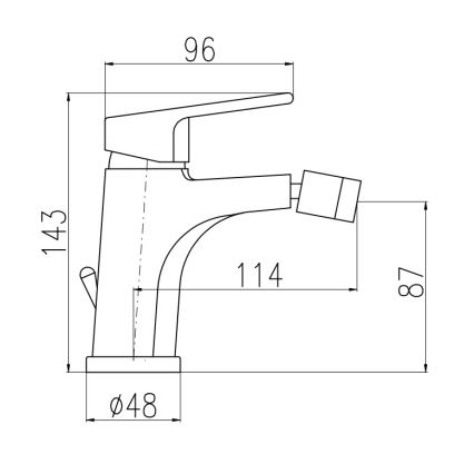 RAV Slezák CO145.0KZ - Bidejmaisītājs ar izplūdes komplektu COLORADO 14,3 cm spīdīgi zelta