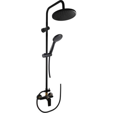 RAV Slezák CO182.5/7CMATZ - Dušas komplekts ar COLORADO jaucējkrānu, melns/zeltains