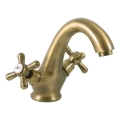 RAV Slezák MK128.0SM - Izlietnes jaucējkrāns MORAVA RETRO 16 cm, antīka misiņa