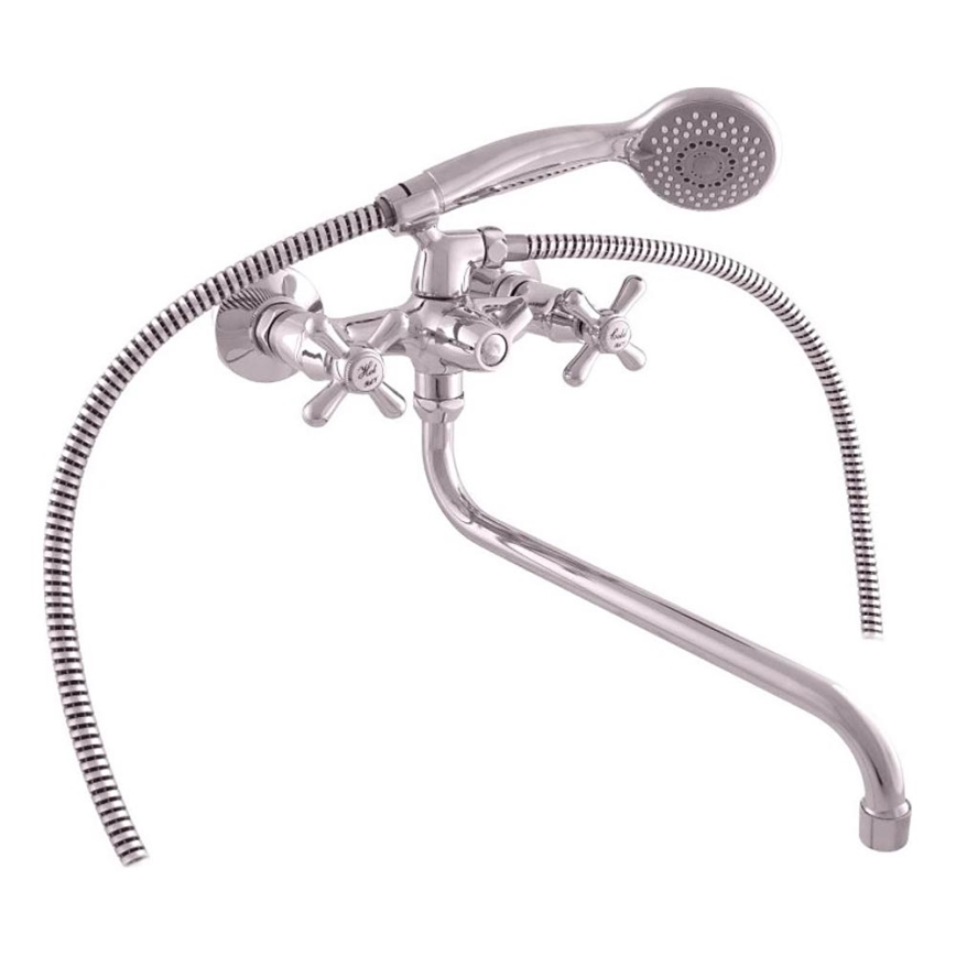 RAV Slezák MK153.5/1 - Vannas komplekts ar jaucējkrānu MORAVA, spīdīgs hroms