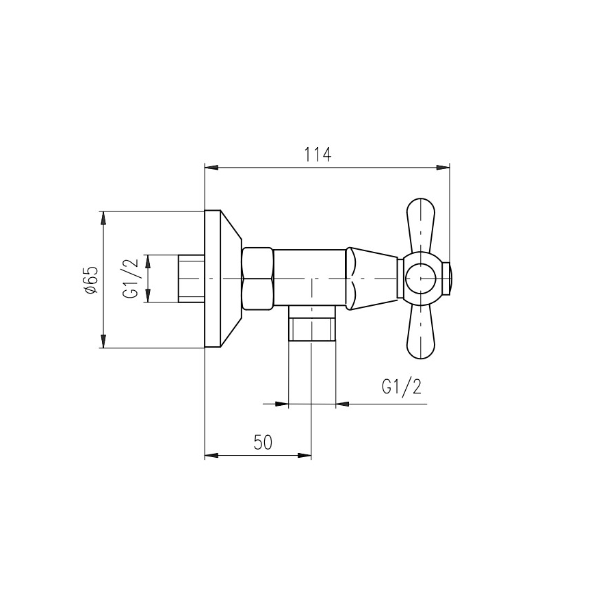 RAV Slezák MK180.5/2SM - Dušas komplekts ar jaucējkrānu MORAVA RETRO antīkā misiņa apdare