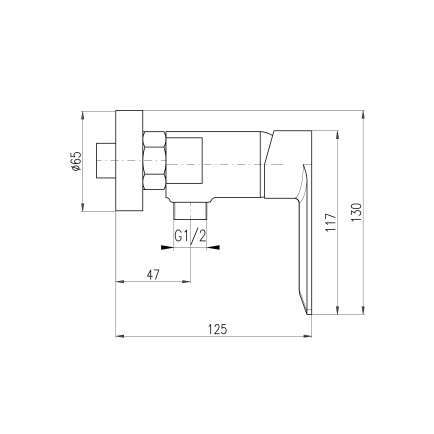 RAV Slezák NL181.5ZRK - Dušas jaucējkrāns NIL, birstēta rozā zelta apdare