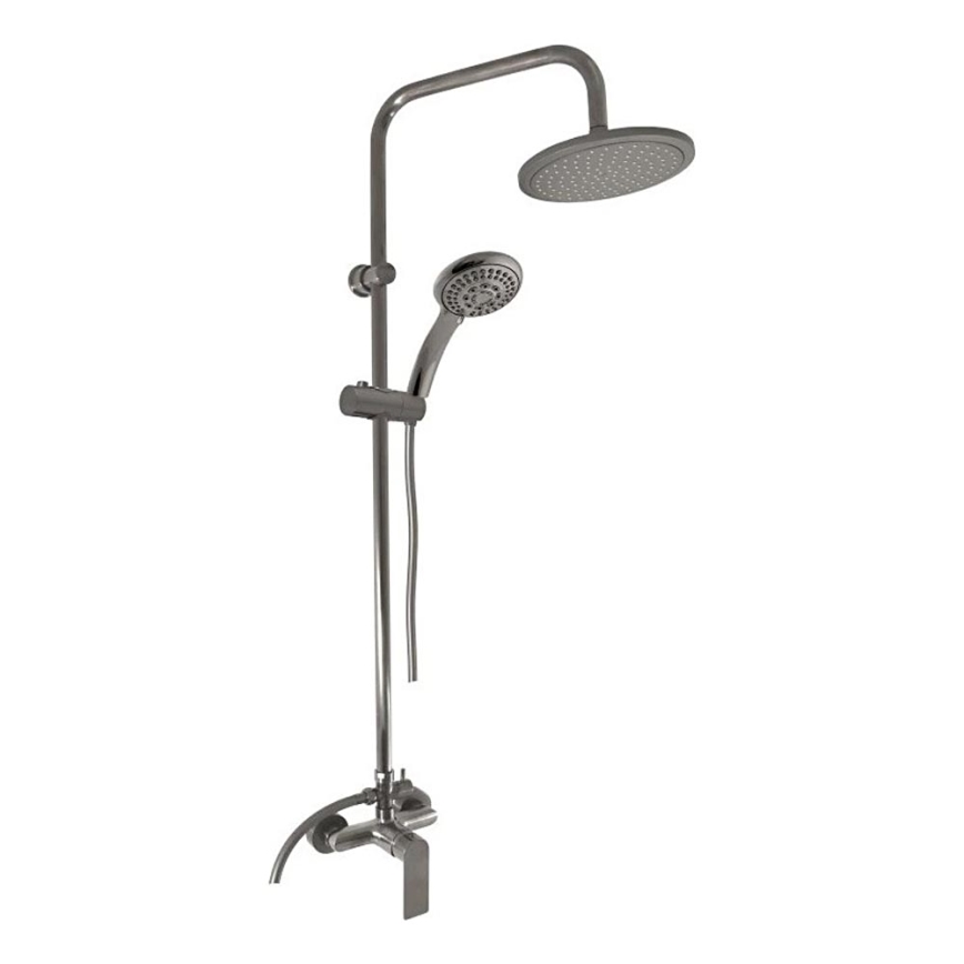 RAV Slezák NL182.5/7-1MGK - Dušas komplekts ar NIL jaucējkrānu, sukāta pelēka