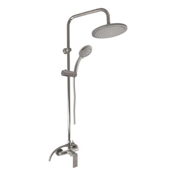 RAV Slezák NL182.5/7MGL - dušas komplekts ar NIL jaucējkrānu, spīdīgi pelēks