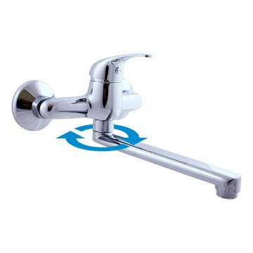 RAV Slezák SA001.5/23 - SAZAVA virtuves/izlietnes jaucējkrāns, spīdīgs hroms