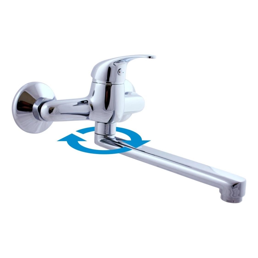 RAV Slezák SA001.5/23 - SAZAVA virtuves/izlietnes jaucējkrāns, spīdīgs hroms