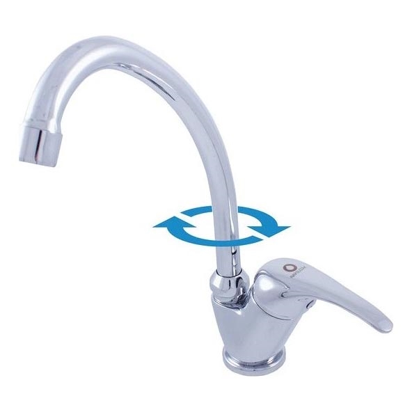 RAV Slezák SA006.0/1 - Izlietnes jaucējkrāns SAZAVA, 26,1 cm, spīdīgs hroms