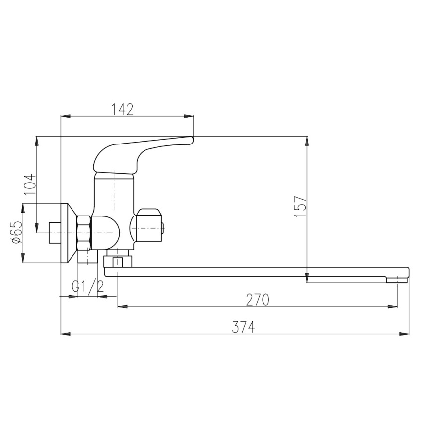 RAV Slezák SA053.5 - Vannas jaucējkrāns SAZAVA spīdīgs hroms