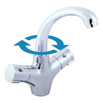 RAV Slezák TRM26.0 - Termostatisks izlietnes jaucējkrāns TERMO 23,5 cm spīdīgs hroms