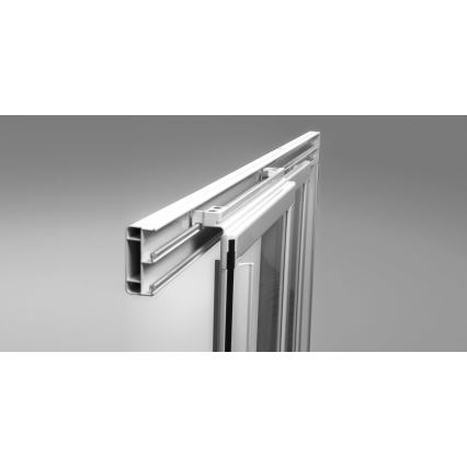 Ravak 00V701R211 - Trīsdaļīgas dušas durvis SUPERNOVA 90x198 cm baltas