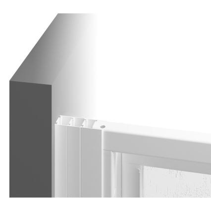 Ravak 00V701R211 - Trīsdaļīgas dušas durvis SUPERNOVA 90x198 cm baltas