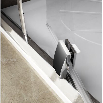 Ravak 37677U00Z1 - Trīsdaļīga kvadranta dušas kabīne PIVOT 90x90 cm matēta