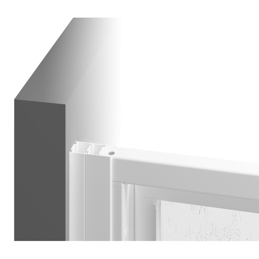 Ravak 940701R211 - Fiksēta dušas siena SUPERNOVA 90x198 cm balta