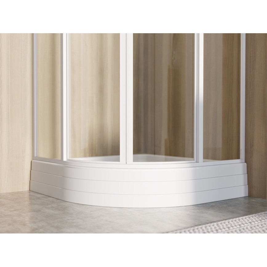 Ravak A207001120 - Kvadrantveida dušas paliktnis RONDA 90x90 cm balts