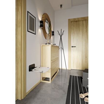 Ravak B8F0000060 - Salokāms dušas sēdeklis OVO, melns