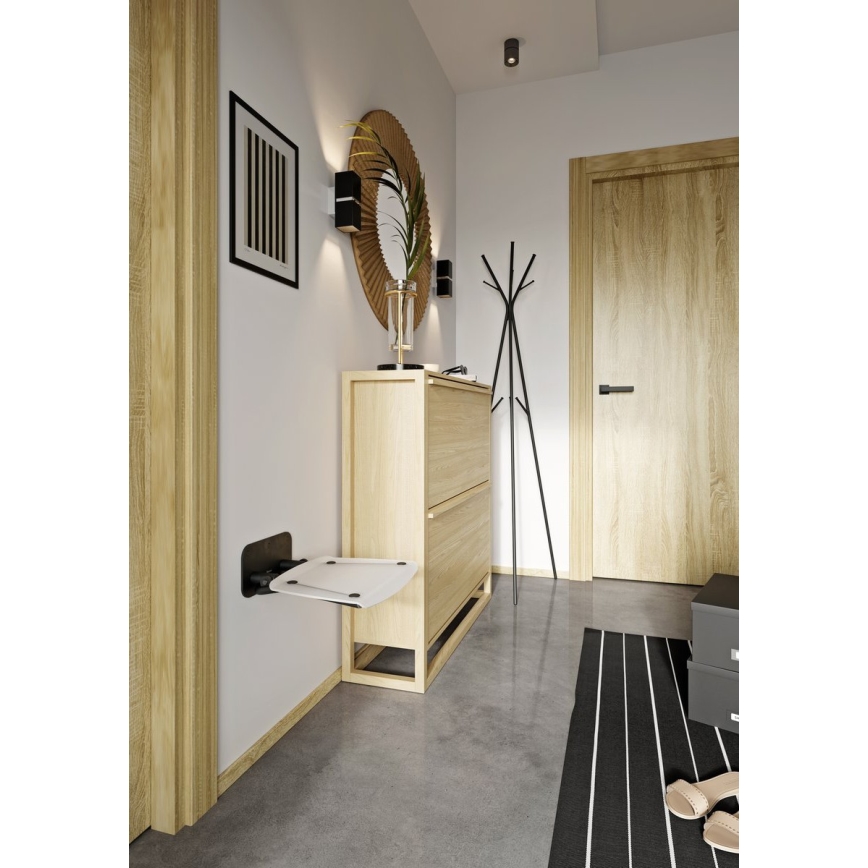 Ravak B8F0000060 - Salokāms dušas sēdeklis OVO, melns