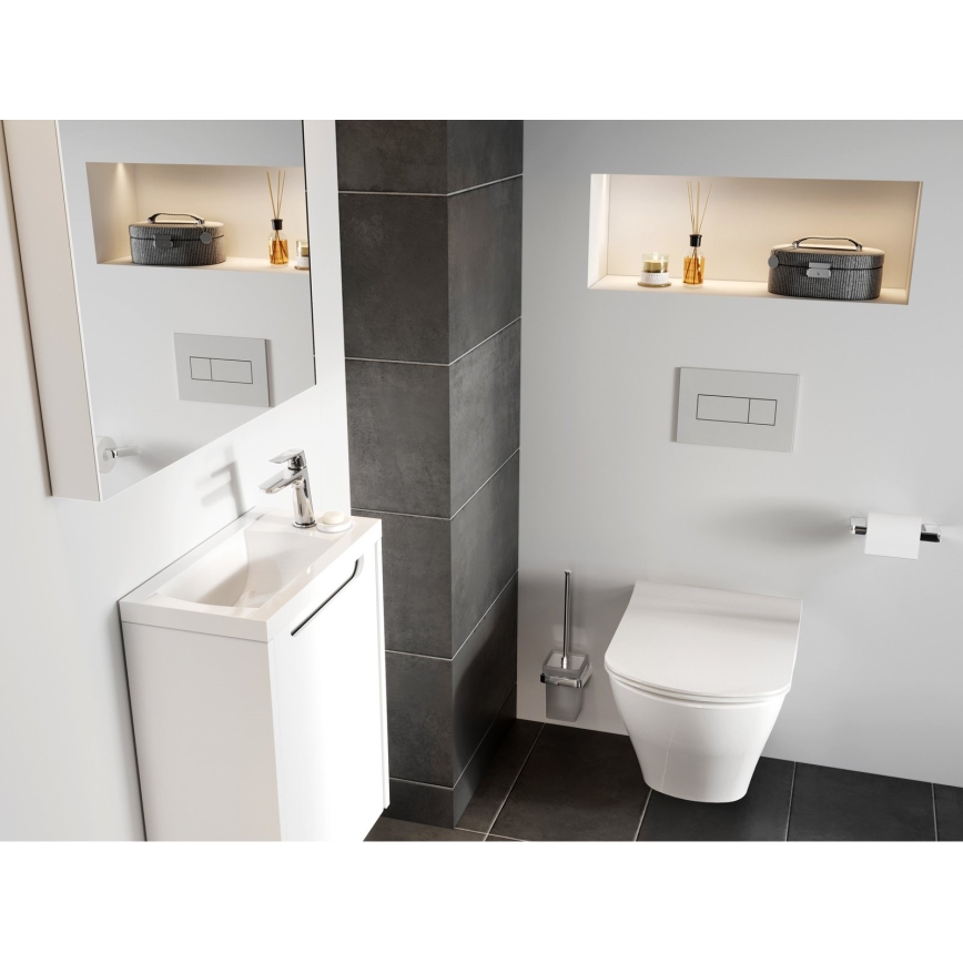 Ravak X01673 - WC sēdeklis SoftClose CLASSIC SLIM, balts