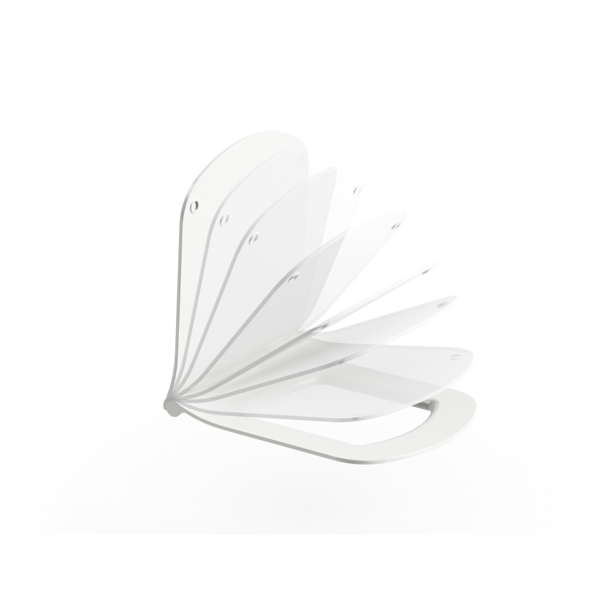 Ravak X01673 - WC sēdeklis SoftClose CLASSIC SLIM, balts