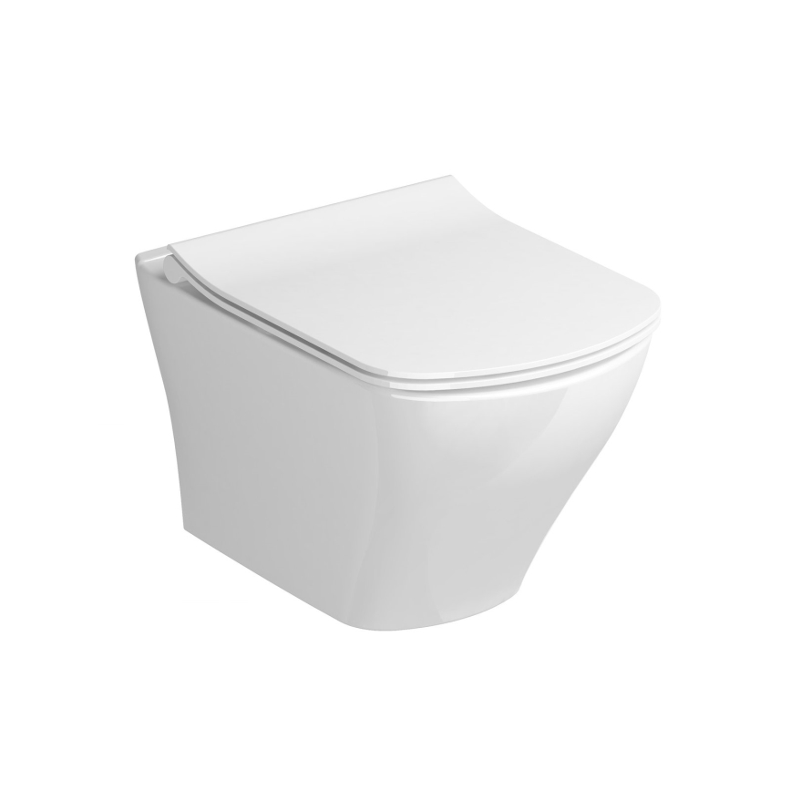Ravak X01673 - WC sēdeklis SoftClose CLASSIC SLIM, balts