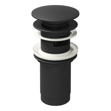 Ravak X01748 - Izlietnes CLICK-CLACK aizbāznis Ø 6,6 cm, melns