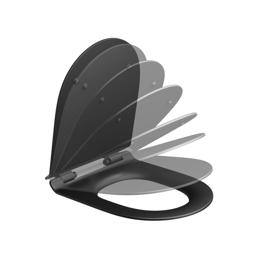 Ravak X01862 - Tualetes sēdeklis SoftClose VITA SLIM, melns