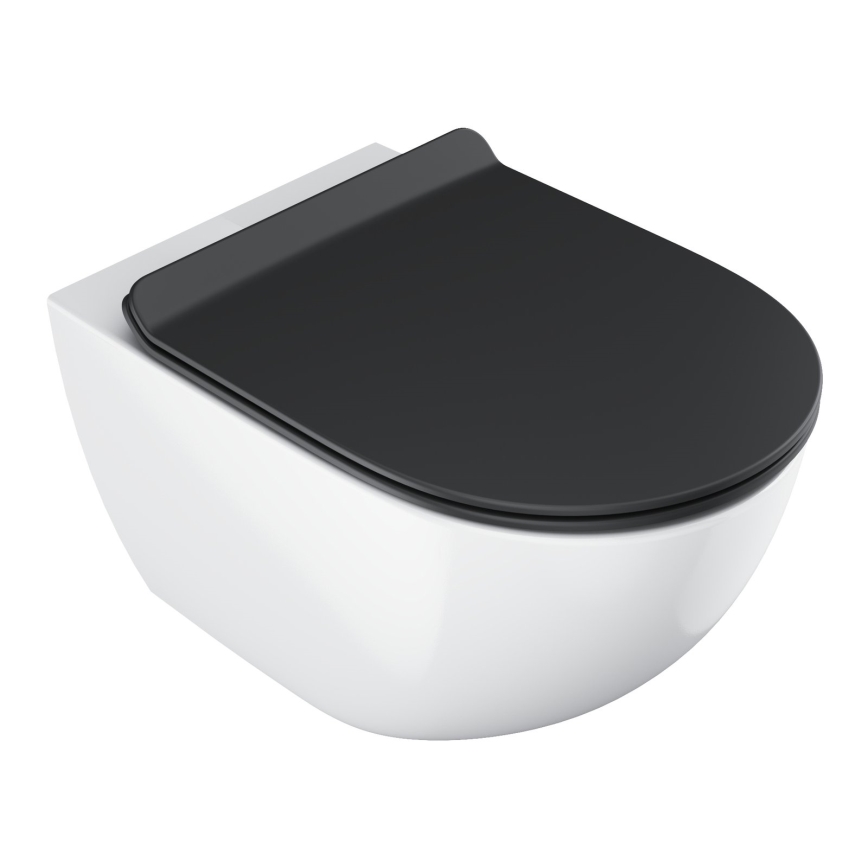 Ravak X01862 - Tualetes sēdeklis SoftClose VITA SLIM, melns
