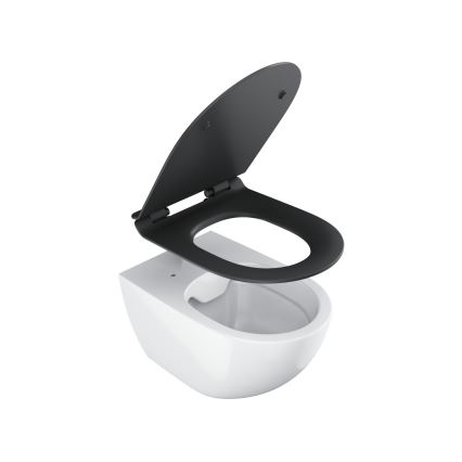 Ravak X01862 - Tualetes sēdeklis SoftClose VITA SLIM, melns