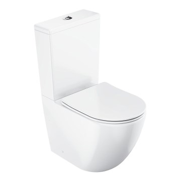 Ravak X01870 - WC komplekts bez apmales ar SoftClose OPTIMA sēdekli keramika/balta