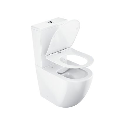 Ravak X01870 - WC komplekts bez apmales ar SoftClose OPTIMA sēdekli keramika/balta
