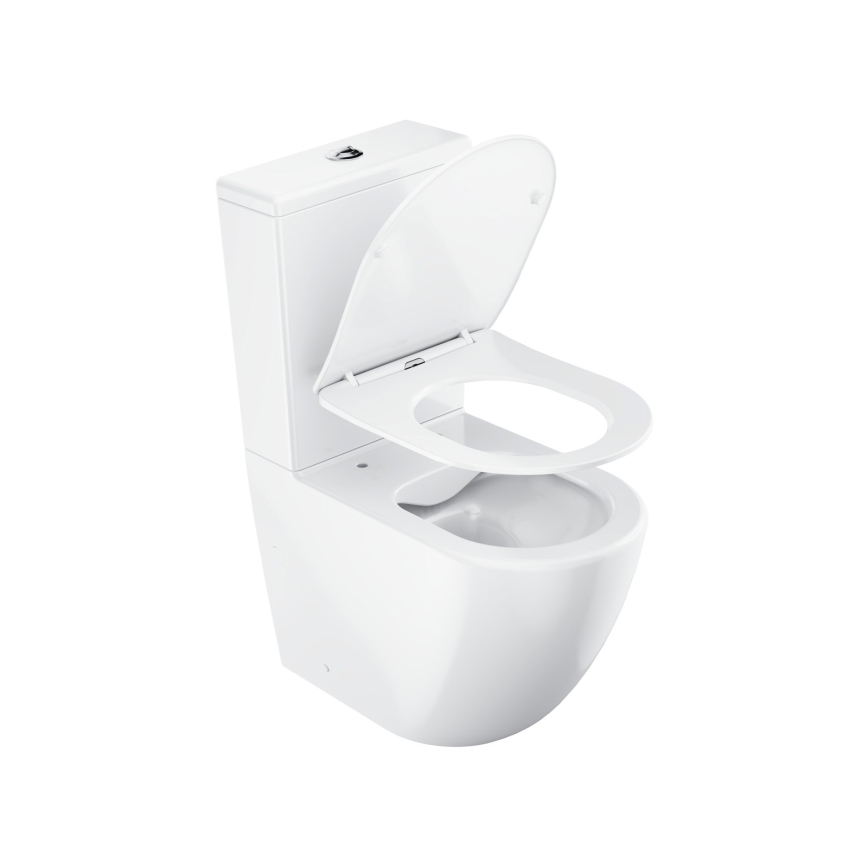 Ravak X01870 - WC komplekts bez apmales ar SoftClose OPTIMA sēdekli keramika/balta