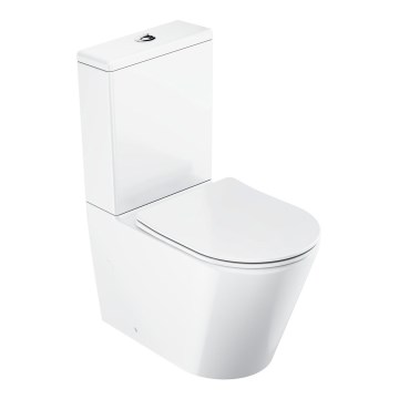 Ravak X01872 - WC komplekts bez apmales ar SoftClose sēdekli ELEGANT keramika/balta