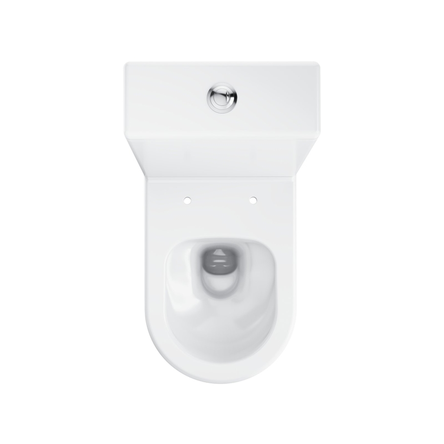 Ravak X01872 - WC komplekts bez apmales ar SoftClose sēdekli ELEGANT keramika/balta