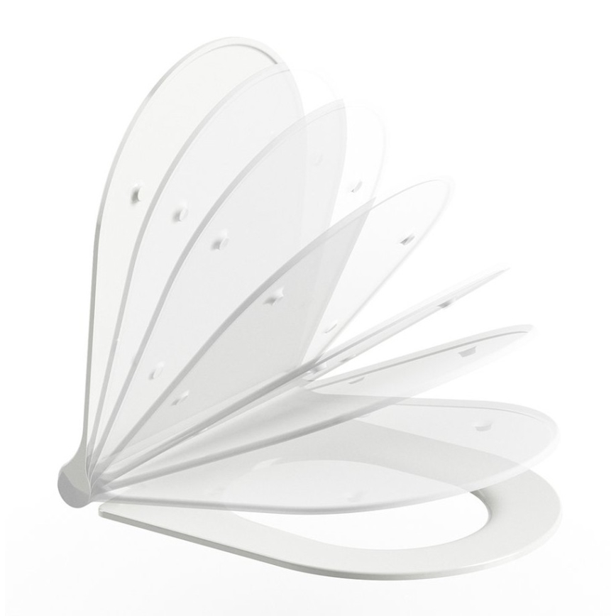 Ravak X01912 - sienas piestiprināms WC ar bides sprauslu, hromēts, keramika/balta